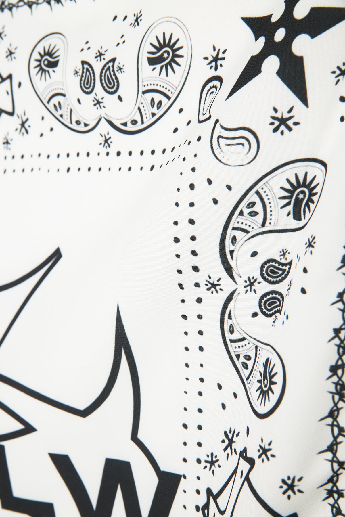 "OUTLAW" BANDANA WHITE