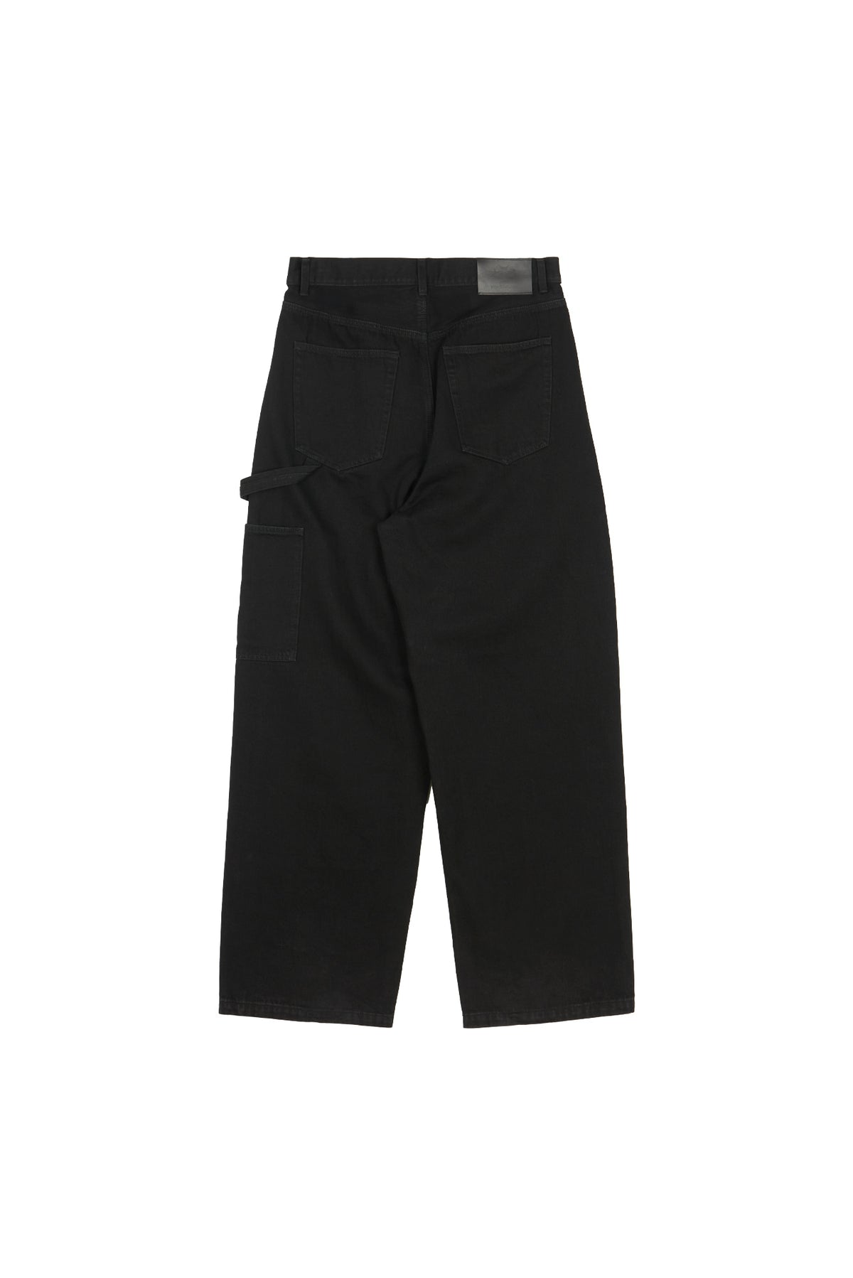 Black pants on a white background