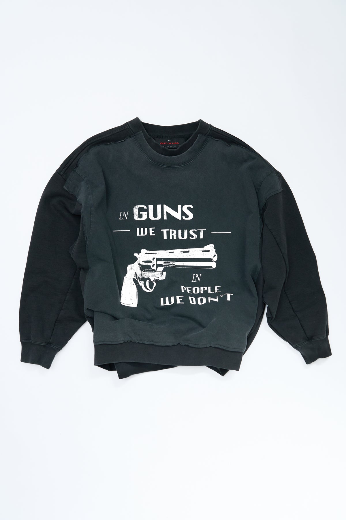 “GUNS WE TRUST” VINTAGE CREWNECK PULLOVER