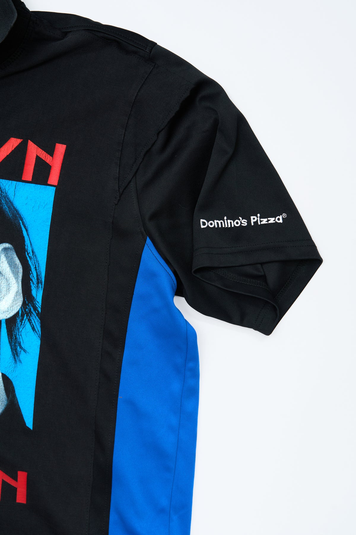 "GRAVEYARD SHIFT" Vintage Marilyn Manson × Domino's Pizza Polo