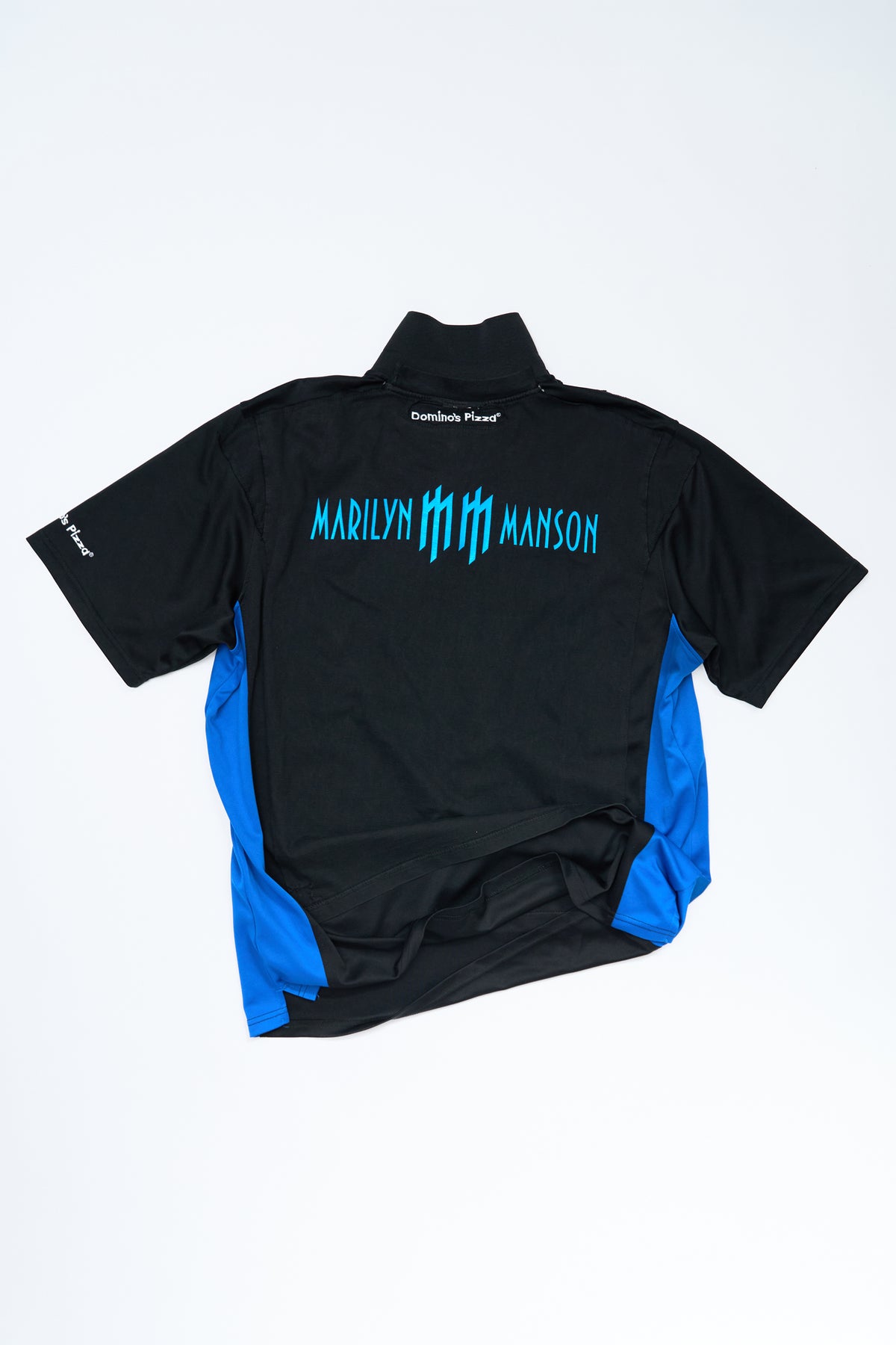 "GRAVEYARD SHIFT" Vintage Marilyn Manson × Domino's Pizza Polo