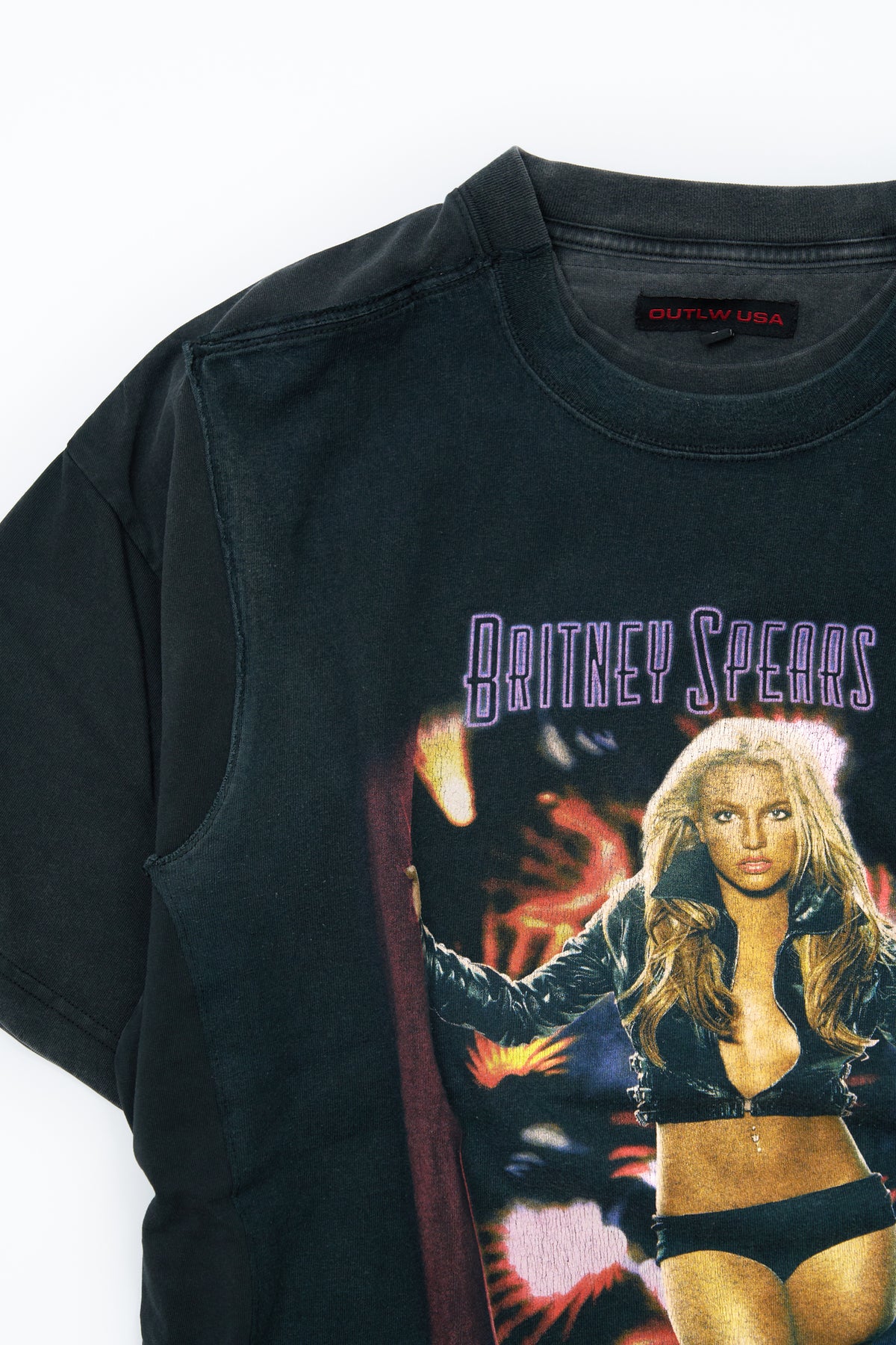 "OVEREXPOSED" 2004 Britney Spears × Vintage OUTLW Tee
