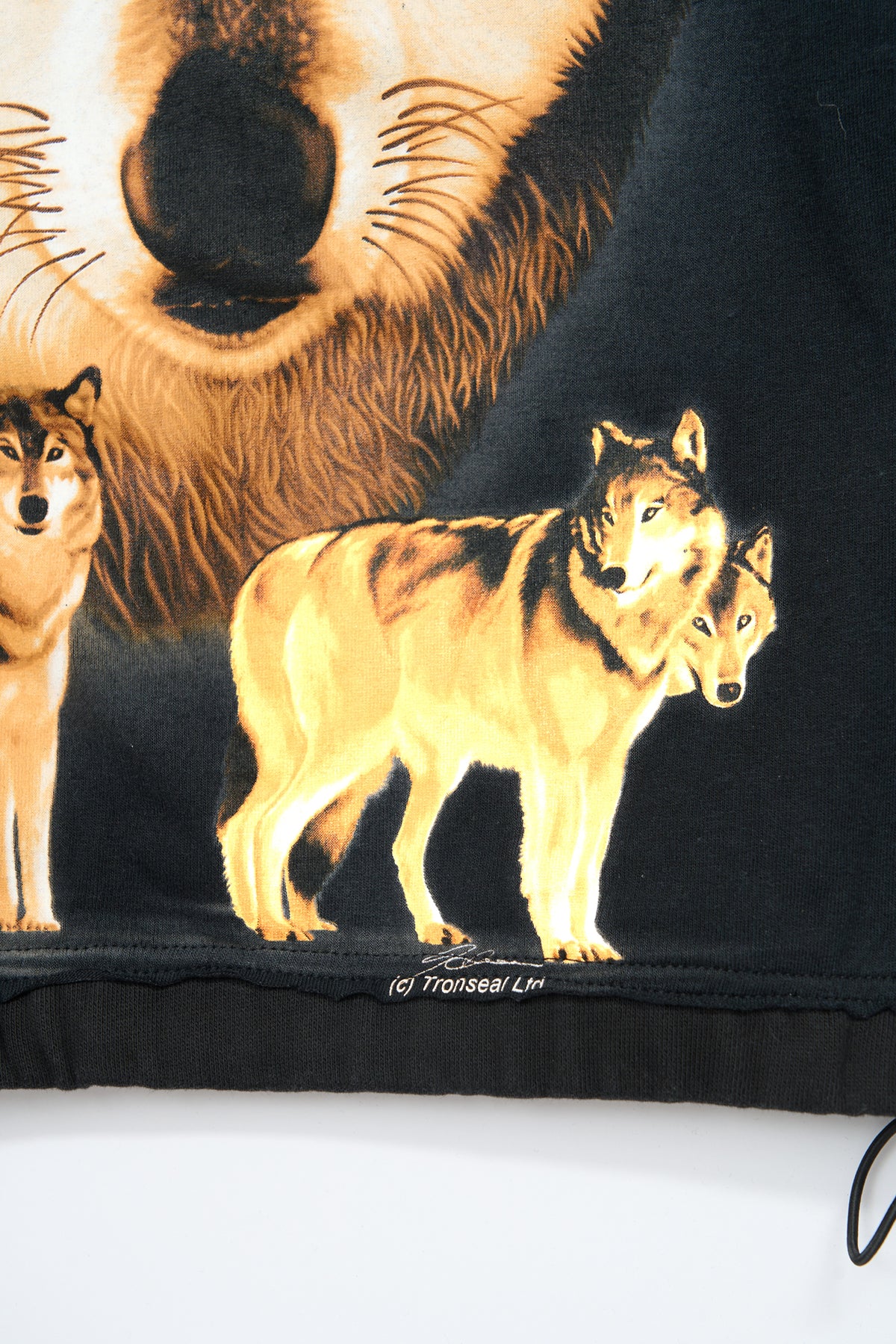"WOLF PACK" 90s Vintage Tee x OUTLW Hoodie
