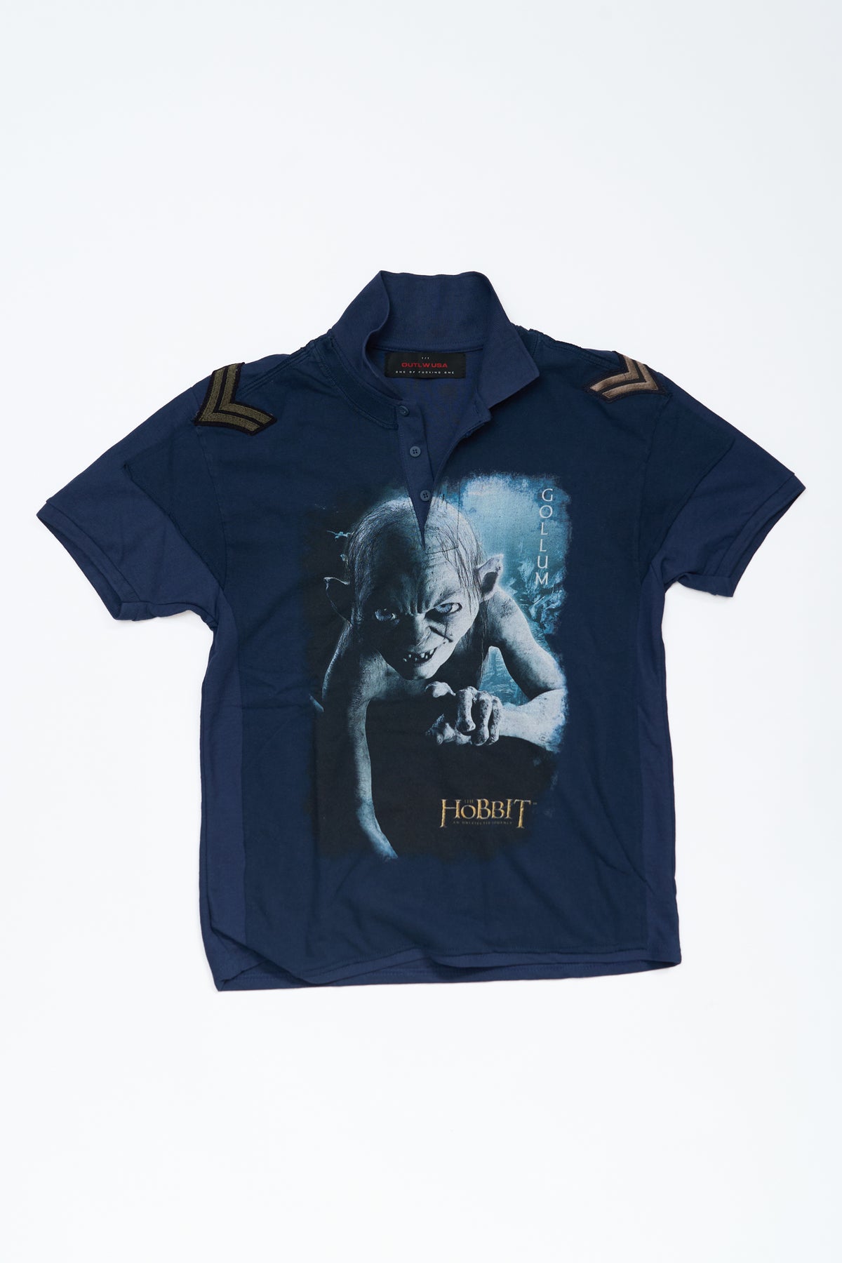 "Precious Remains" — 2012 The Hobbit × Vintage US Military Patch Polo