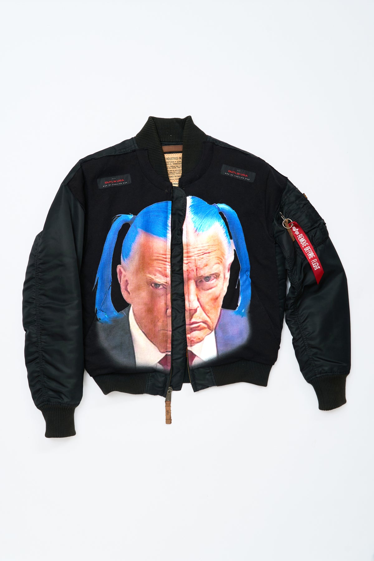 "CLOWN COMMANDO" Lamaskarade × Alpha Bomber Jacket