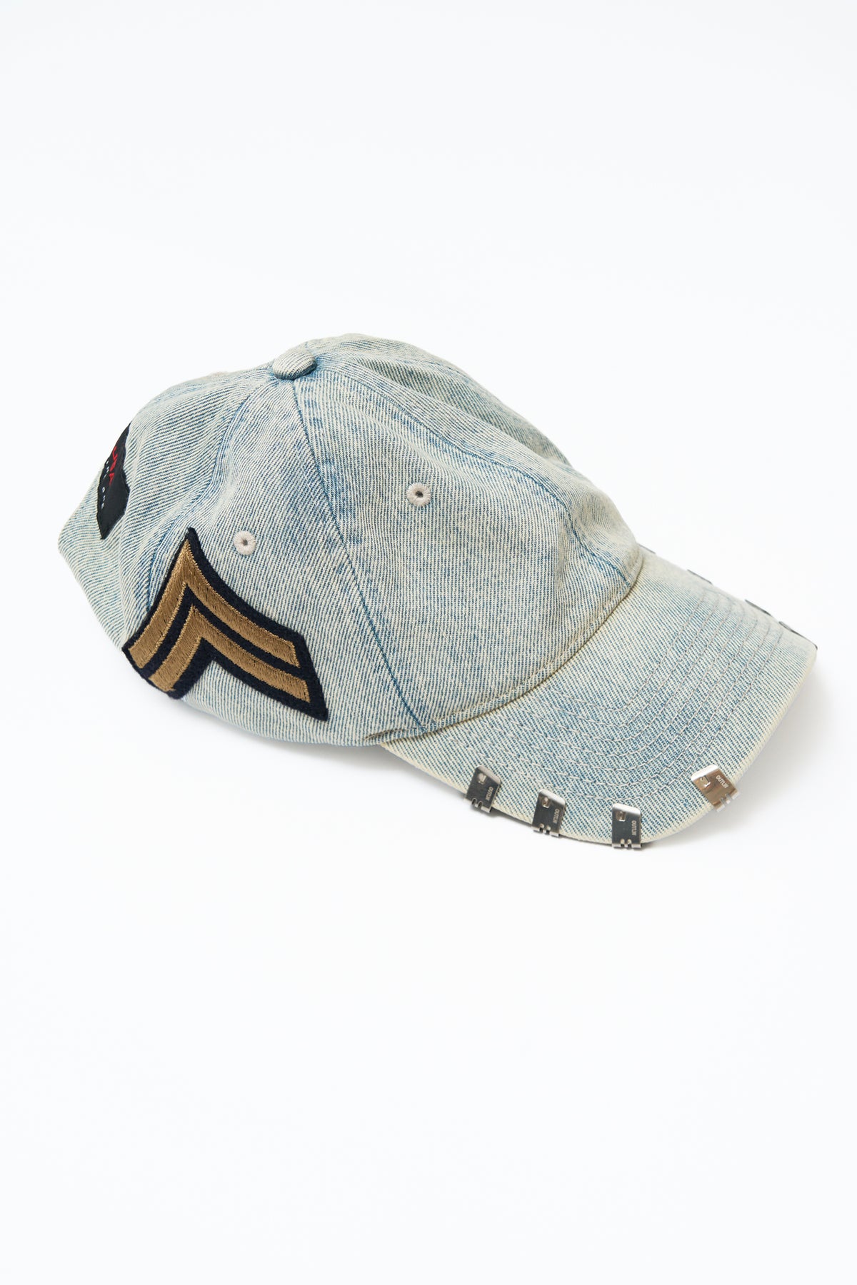 "MILITARY OUTLAW" DENIM CLIP CAP