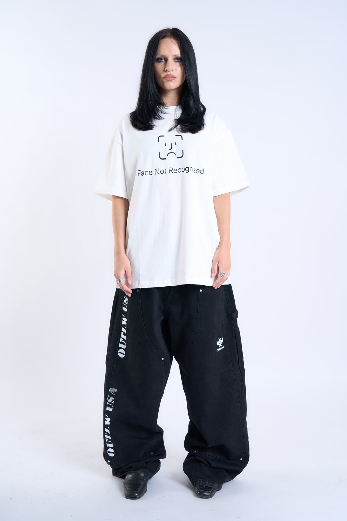 FACE ID RELAXED TEE (WHITE)