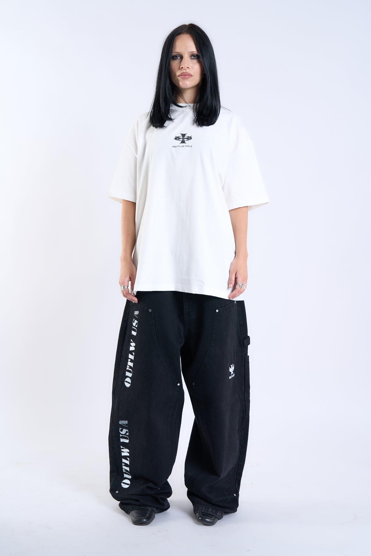 OUTLW RELAXED TEE WHITE