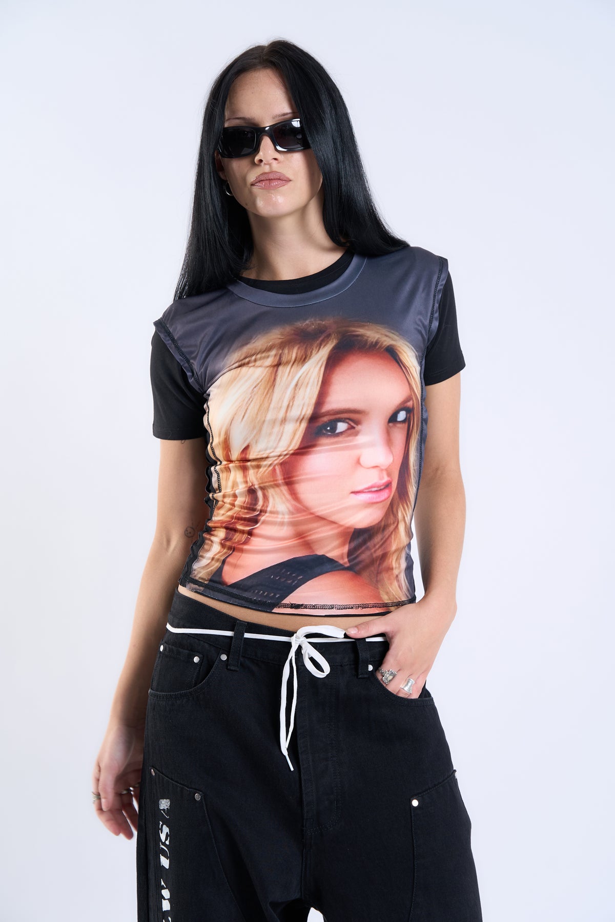 "American Princess" 00s Britney Spears × OUTLW Slim T-Shirt