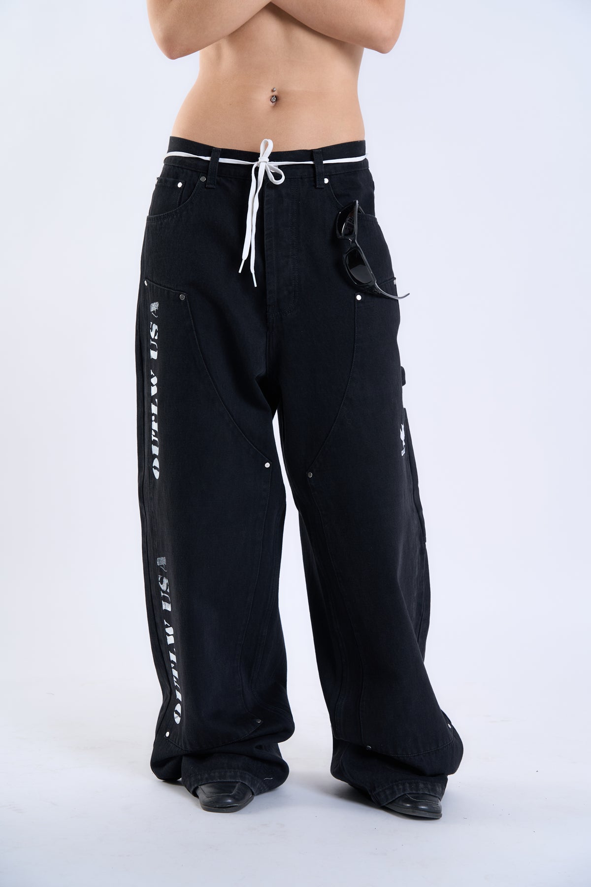 HANDPRINTED "SGT. CUNTRY" WORK PANT