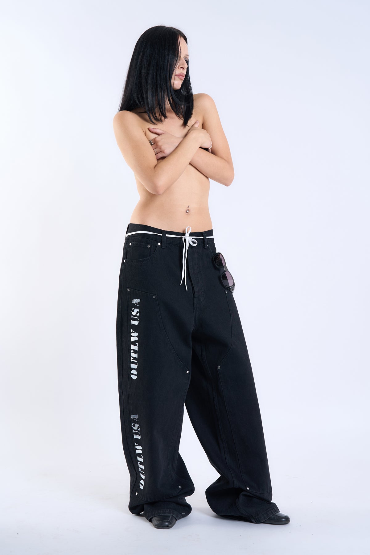HANDPRINTED "SGT. CUNTRY" WORK PANT