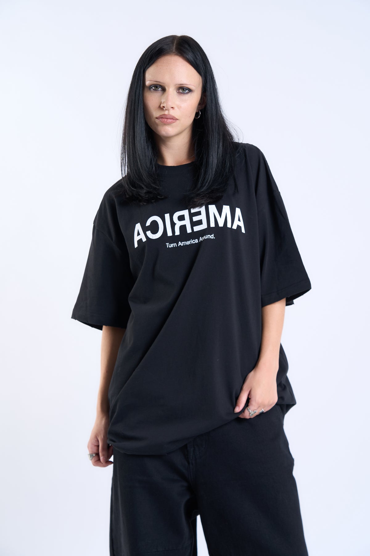 TURN AMERICA AROUND RELAXED TEE