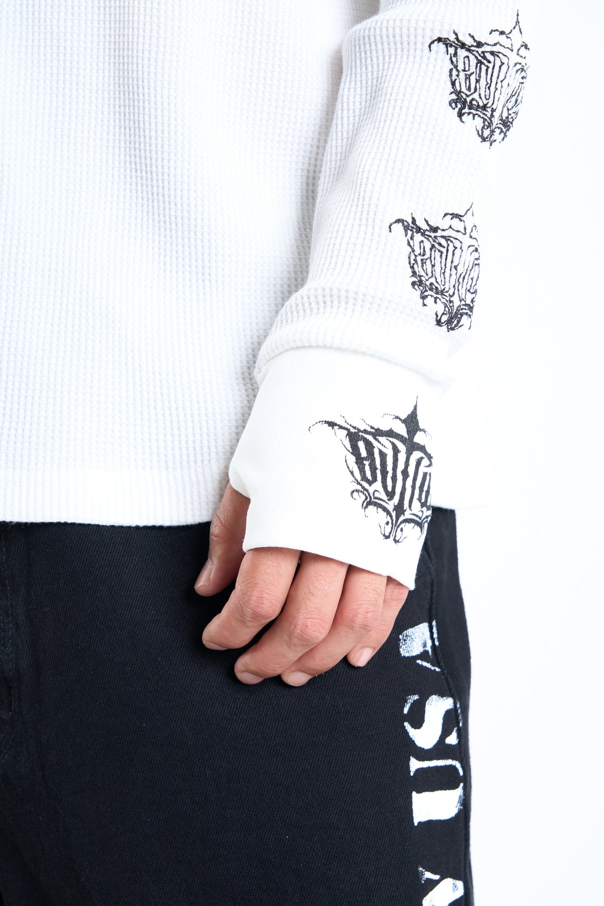 HAMMERHEAD THERMAL KNIT LONGSLEEVE WHITE