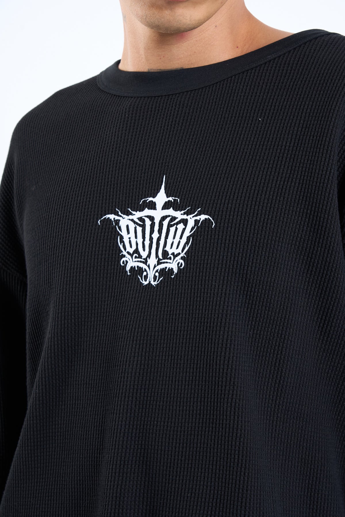 HAMMERHEAD THERMAL KNIT LONGSLEEVE BLACK