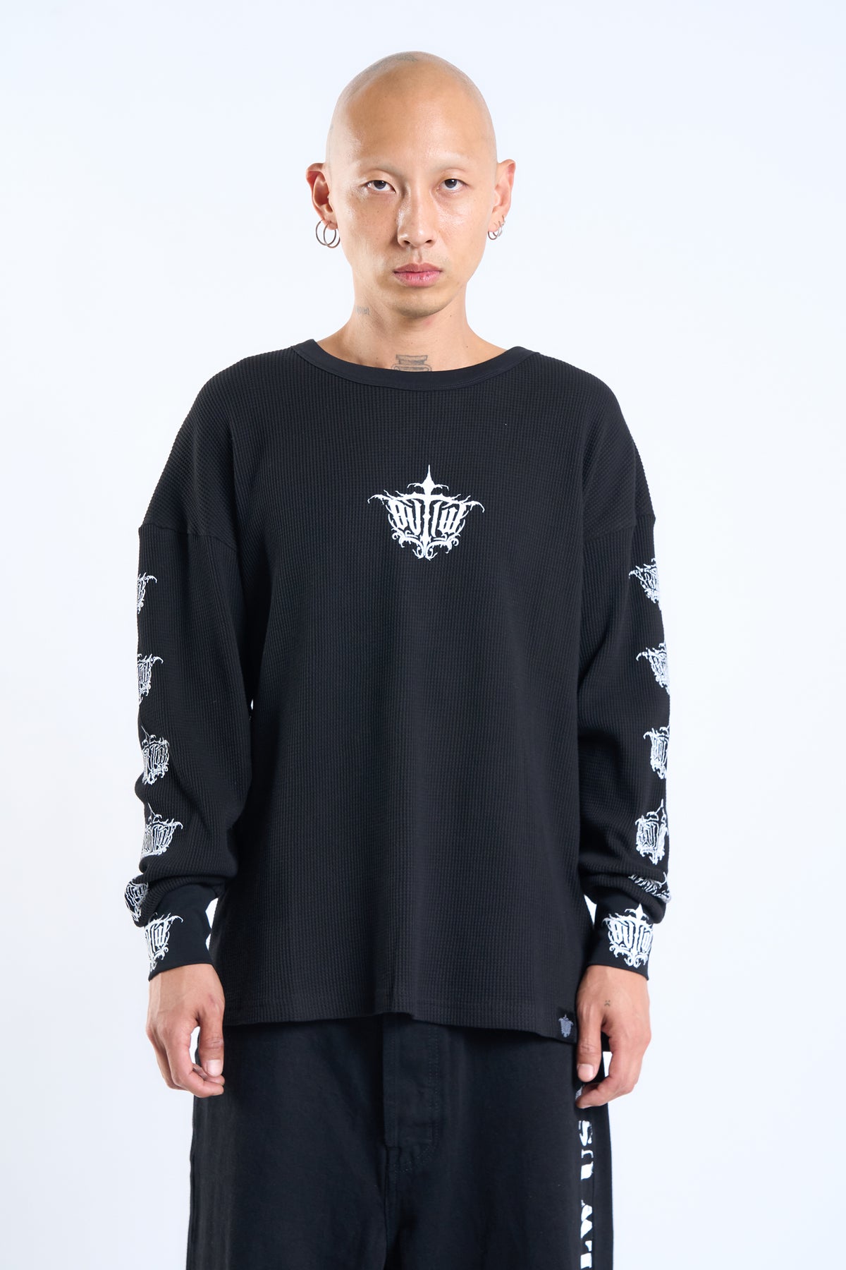 HAMMERHEAD THERMAL KNIT LONGSLEEVE BLACK