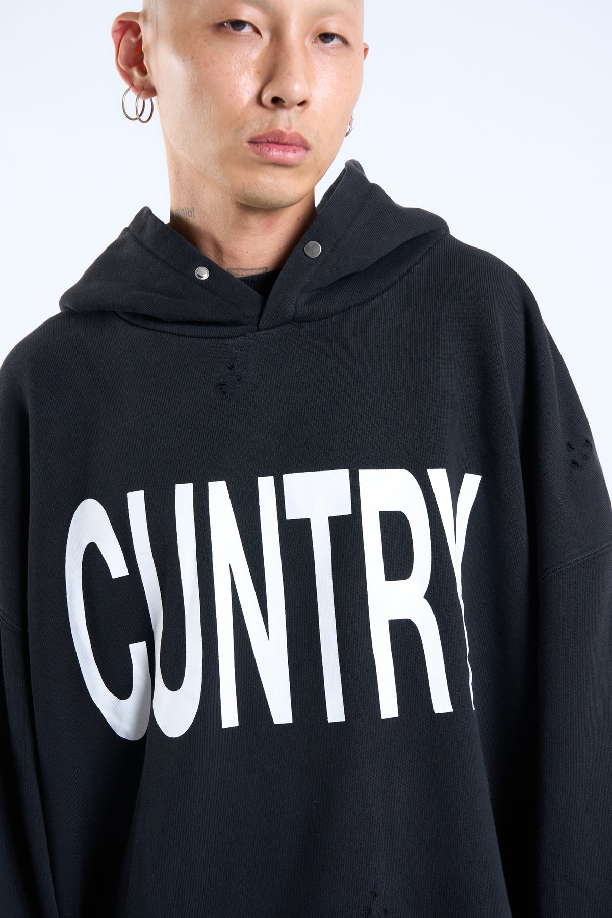 DISTRESSED CUNTRY HOODIE