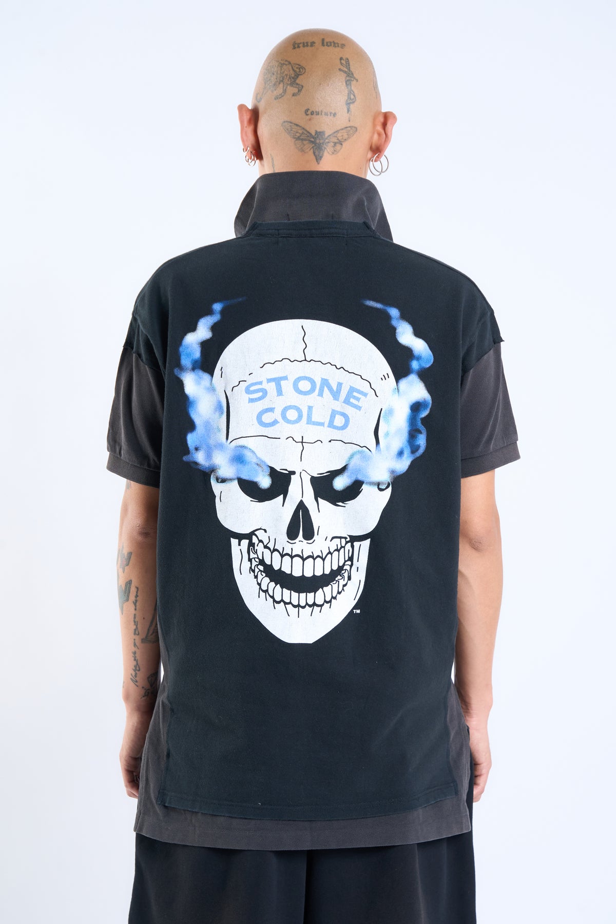 "STONED" 2002 WWE Steve Austin × Vintage Ralph Lauren Polo