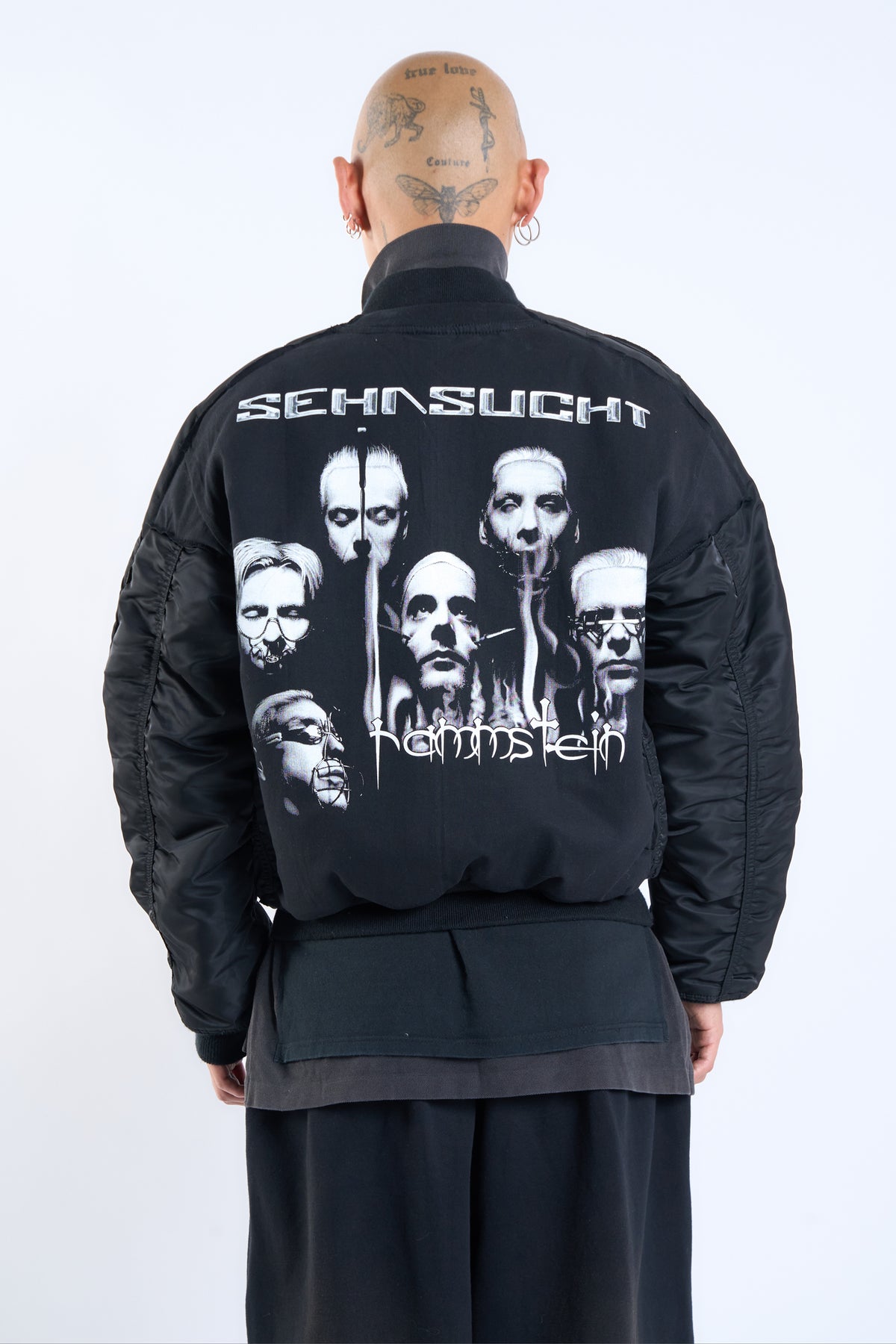 "IRON LUNG" VINTAGE RAMMSTEIN × ALPHA INDUSTRIES HERITAGE BOMBER