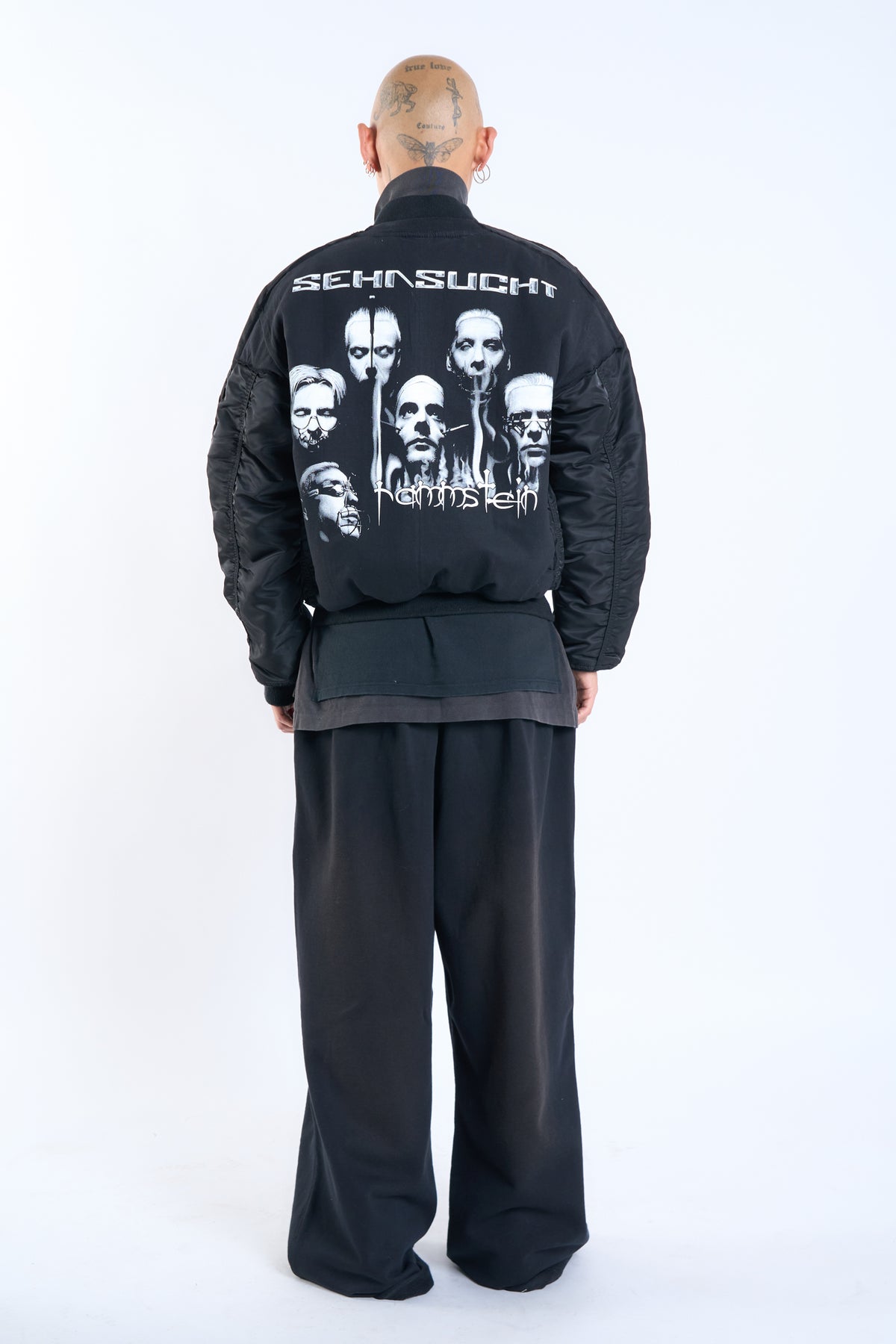 "IRON LUNG" VINTAGE RAMMSTEIN × ALPHA INDUSTRIES HERITAGE BOMBER
