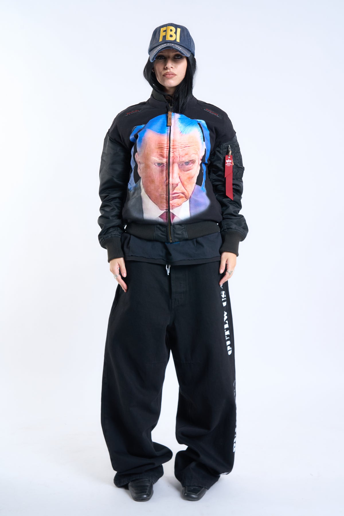 "CLOWN COMMANDO" Lamaskarade × Alpha Bomber Jacket