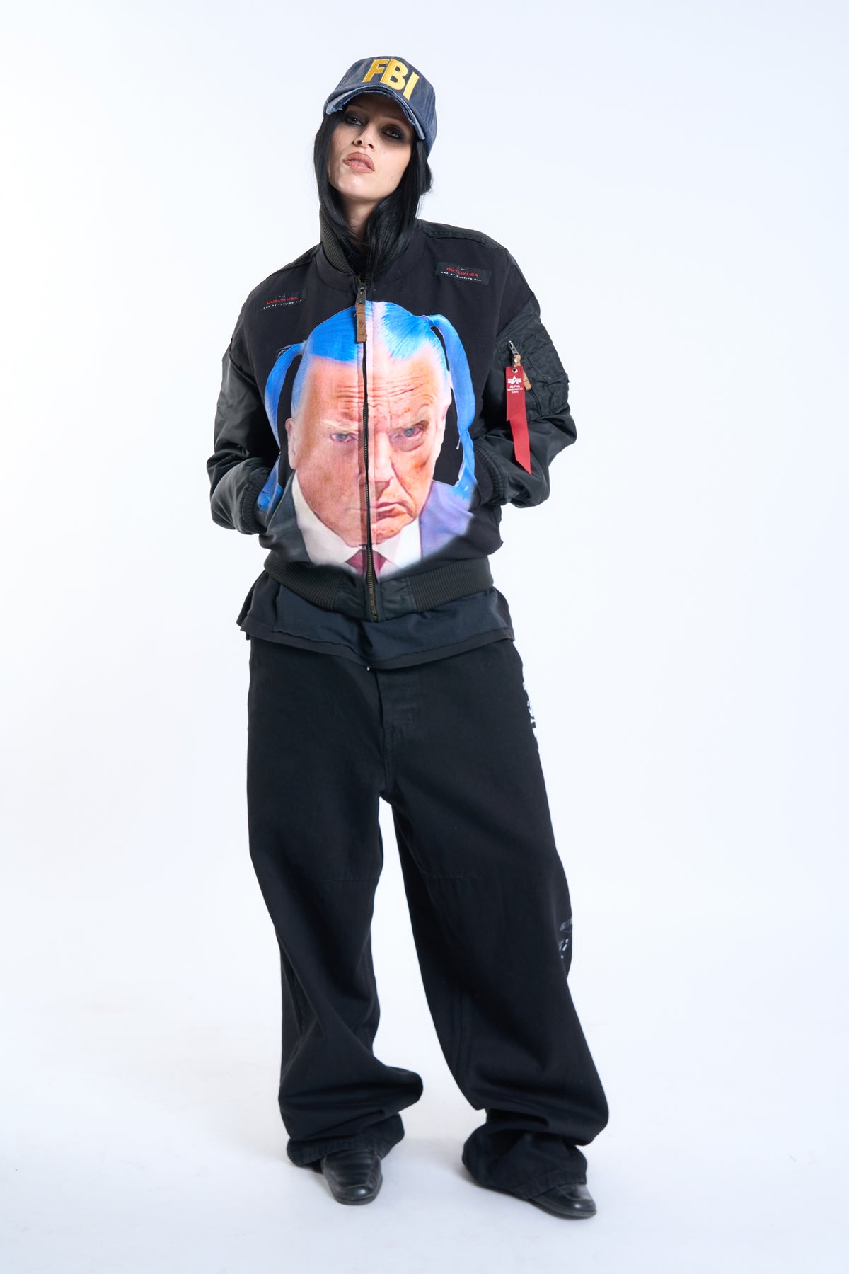 "CLOWN COMMANDO" Lamaskarade × Alpha Bomber Jacket
