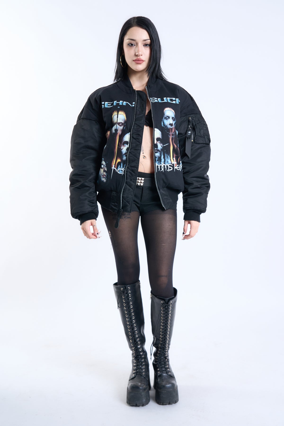 "IRON LUNG" VINTAGE RAMMSTEIN × ALPHA INDUSTRIES HERITAGE BOMBER