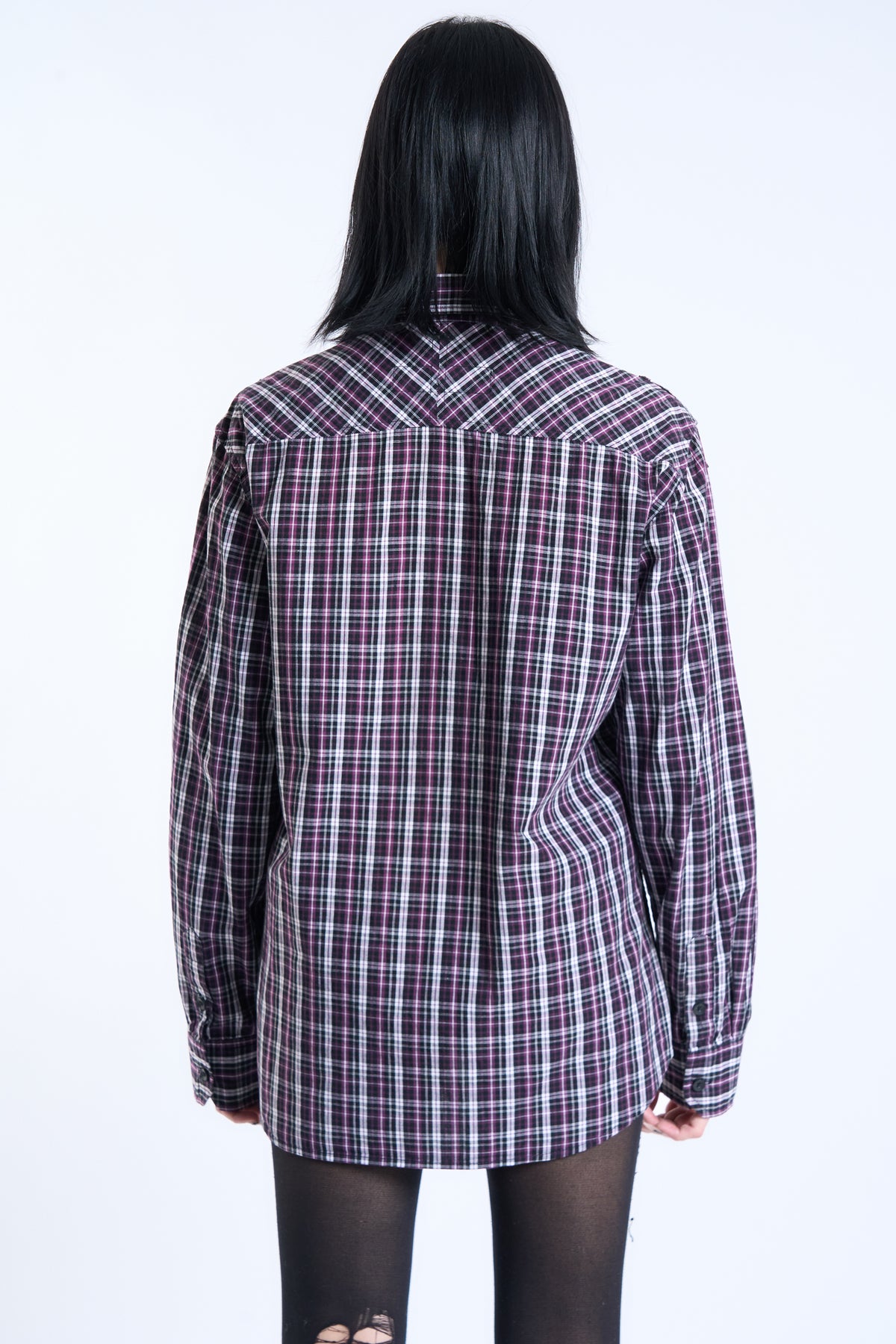 "FREAK SHOW" Y2K Marilyn Manson × Vintage Check Shirt